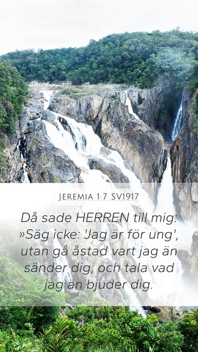 Jeremia 1:7 SV1917 Bible Verse Image