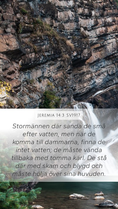 Jeremia 14:3 SV1917 Bible Verse Image