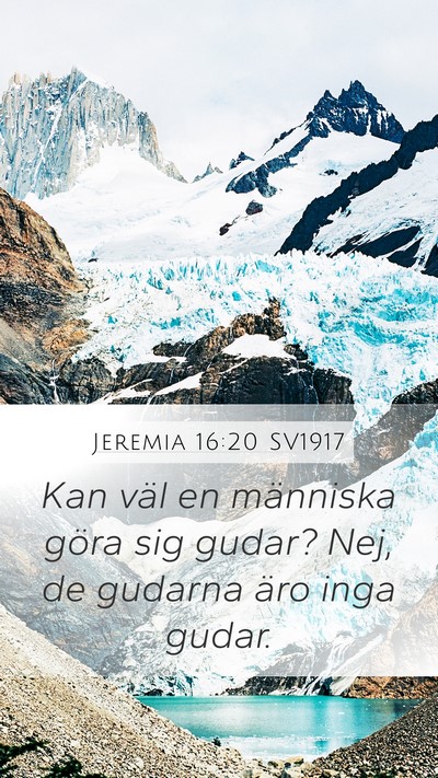 Jeremia 16:20 SV1917 Bible Verse Image