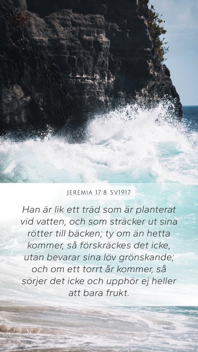 Jeremia 17:8 SV1917 Bible Verse Image
