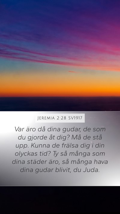Jeremia 2:28 SV1917 Bible Verse Image