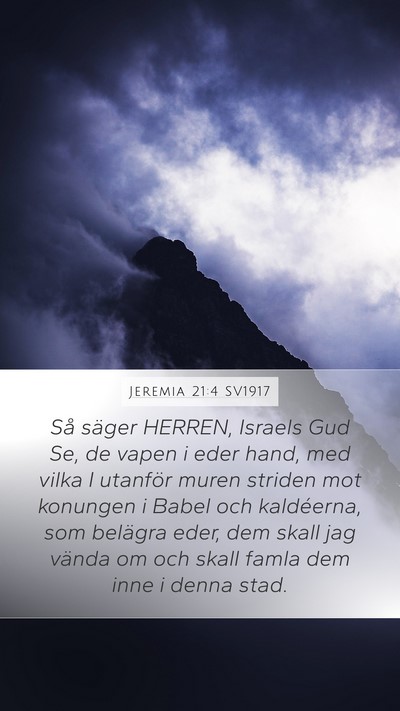 Jeremia 21:4 SV1917 Bible Verse Image