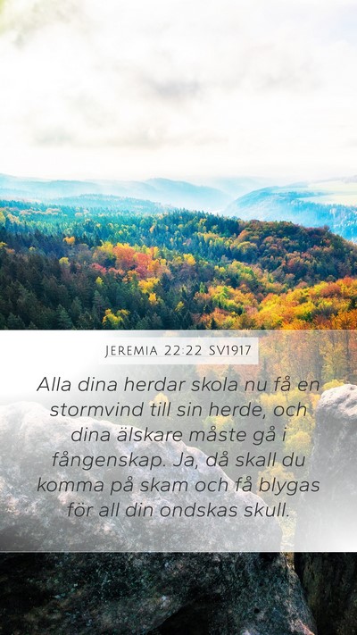 Jeremia 22:22 SV1917 Bible Verse Image