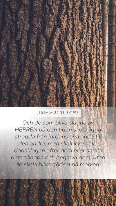 Jeremia 25:33 SV1917 Bible Verse Image