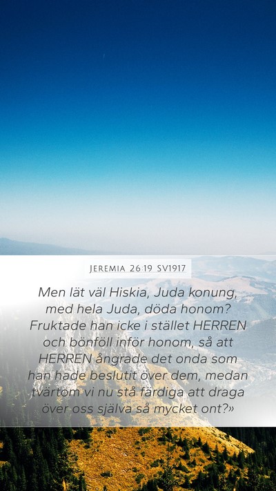 Jeremia 26:19 SV1917 Bible Verse Image