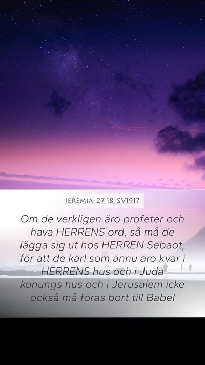Jeremia 27:18 SV1917 Bible Verse Image