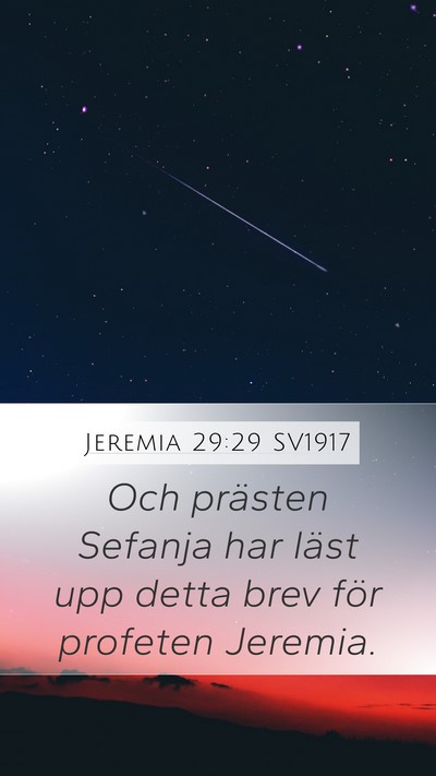 Jeremia 29:29 SV1917 Bible Verse Image