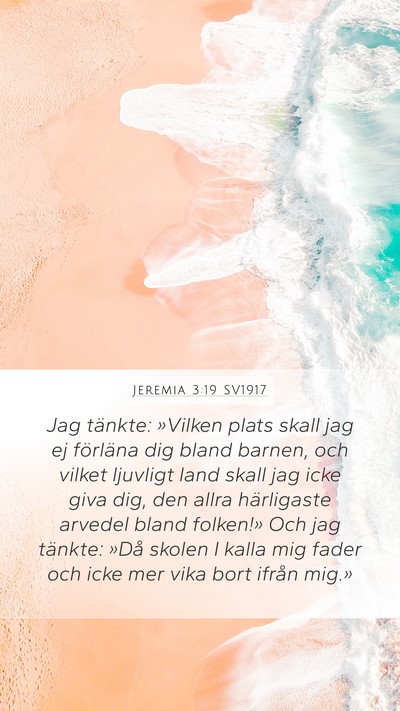 Jeremia 3:19 SV1917 Bible Verse Image
