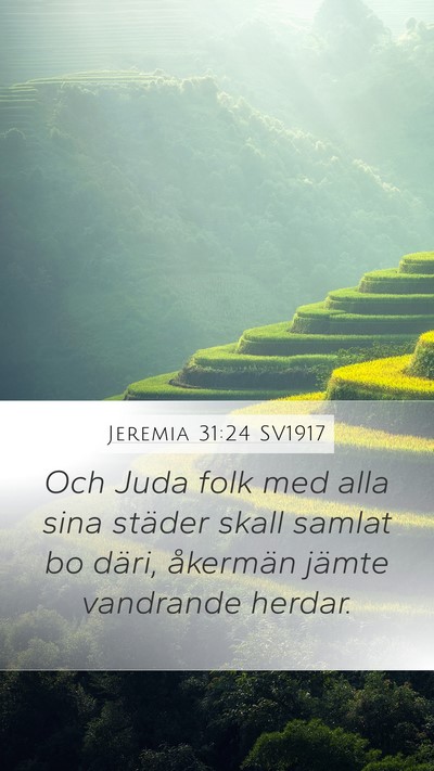 Jeremia 31:24 SV1917 Bible Verse Image