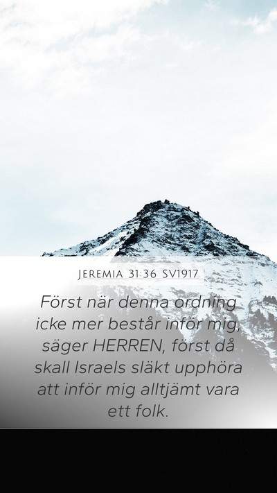 Jeremia 31:36 SV1917 Bible Verse Image