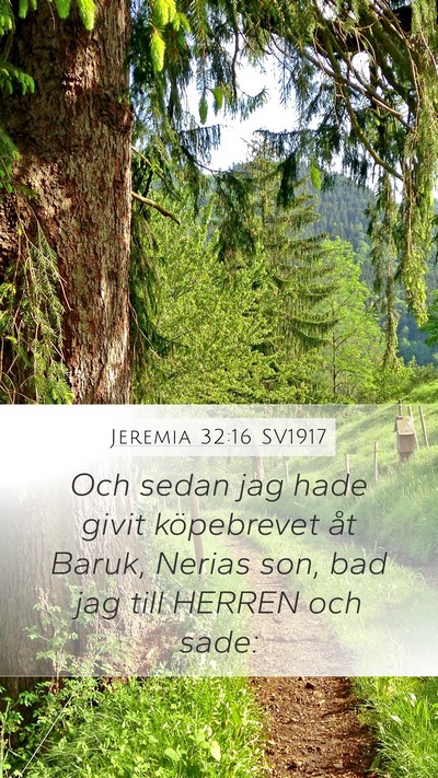 Jeremia 32:16 SV1917 Bible Verse Image