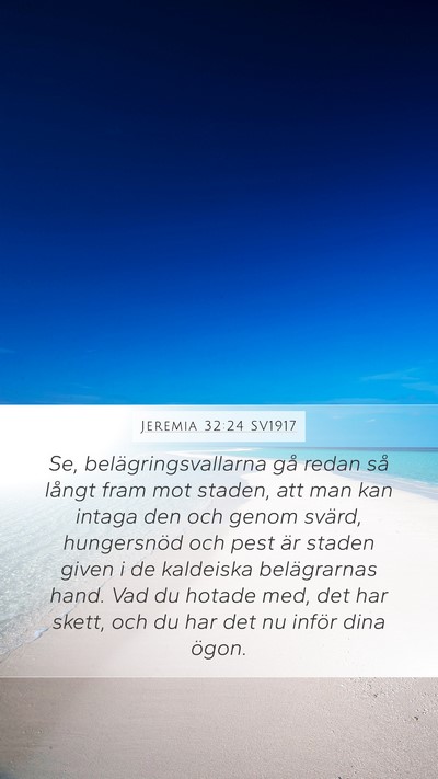 Jeremia 32:24 SV1917 Bible Verse Image