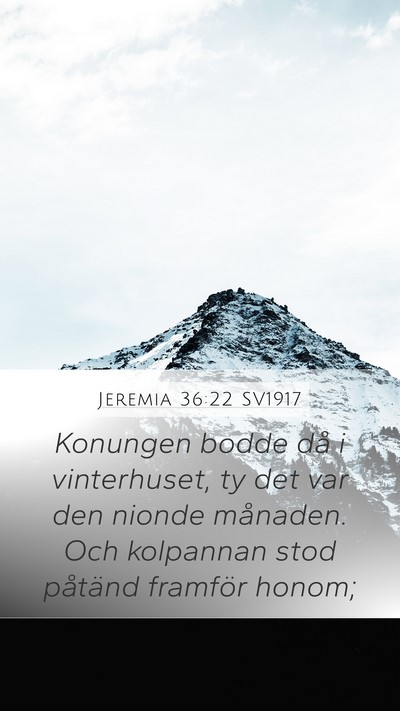 Jeremia 36:22 SV1917 Bible Verse Image
