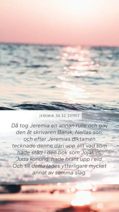 Jeremia 36:32 SV1917 Bible Verse Image