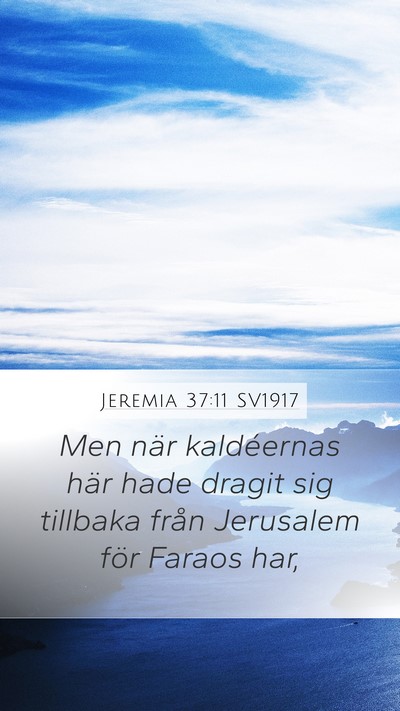 Jeremia 37:11 SV1917 Bible Verse Image