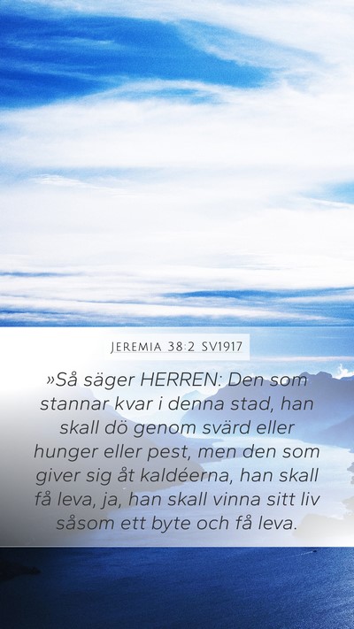Jeremia 38:2 SV1917 Bible Verse Image