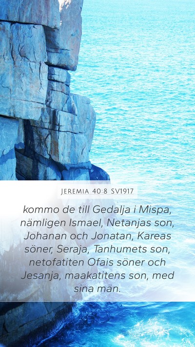 Jeremia 40:8 SV1917 Bible Verse Image