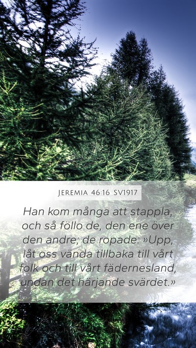 Jeremia 46:16 SV1917 Bible Verse Image