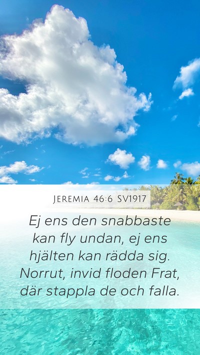 Jeremia 46:6 SV1917 Bible Verse Image