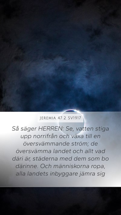 Jeremia 47:2 SV1917 Bible Verse Image