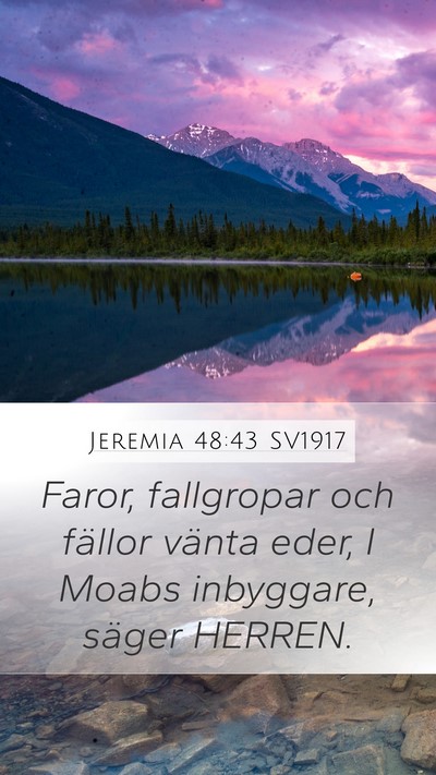 Jeremia 48:43 SV1917 Bible Verse Image