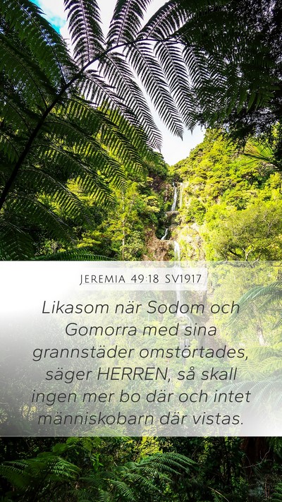 Jeremia 49:18 SV1917 Bible Verse Image