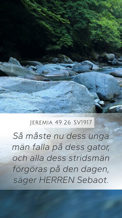 Jeremia 49:26 SV1917 Bible Verse Image