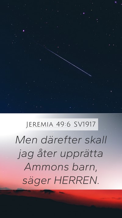 Jeremia 49:6 SV1917 Bible Verse Image