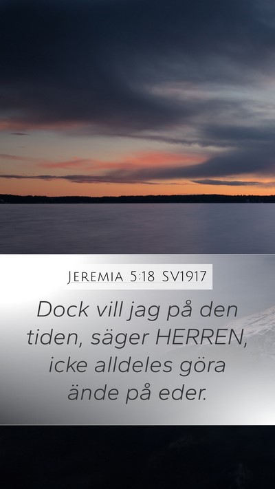 Jeremia 5:18 SV1917 Bible Verse Image