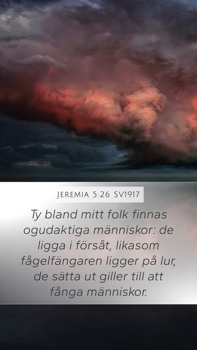Jeremia 5:26 SV1917 Bible Verse Image