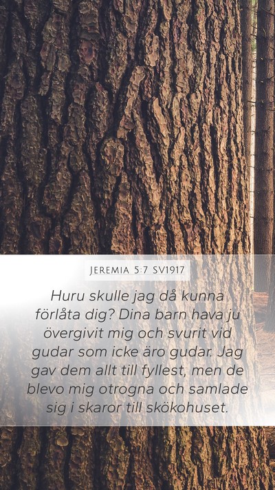 Jeremia 5:7 SV1917 Bible Verse Image