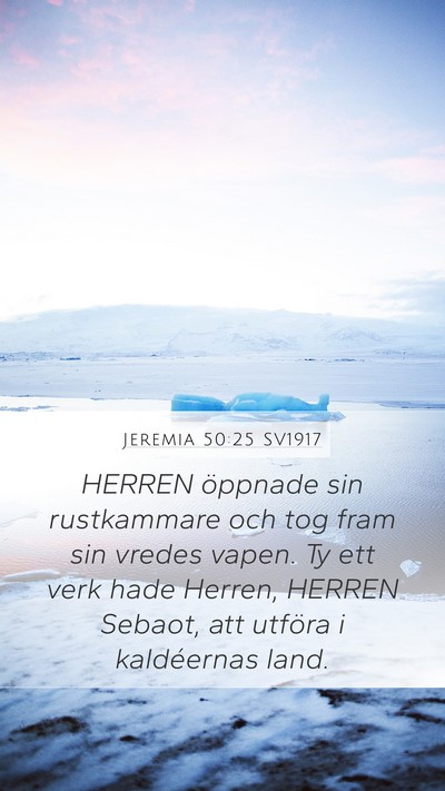 Jeremia 50:25 SV1917 Bible Verse Image