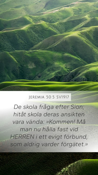 Jeremia 50:5 SV1917 Bible Verse Image