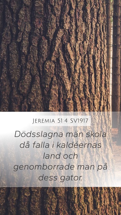 Jeremia 51:4 SV1917 Bible Verse Image