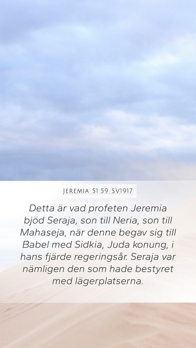 Jeremia 51:59 SV1917 Bible Verse Image