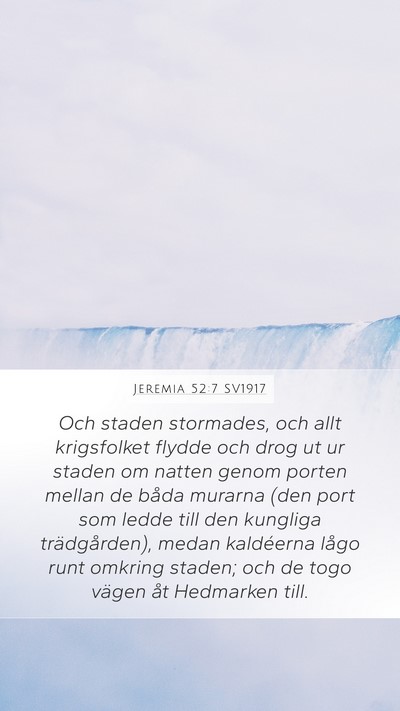 Jeremia 52:7 SV1917 Bible Verse Image