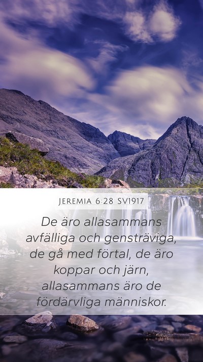 Jeremia 6:28 SV1917 Bible Verse Image