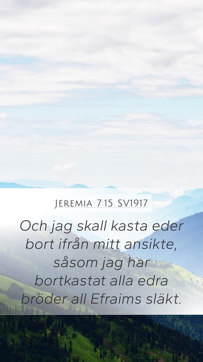 Jeremia 7:15 SV1917 Bible Verse Image