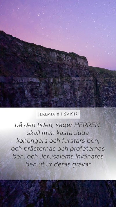 Jeremia 8:1 SV1917 Bible Verse Image