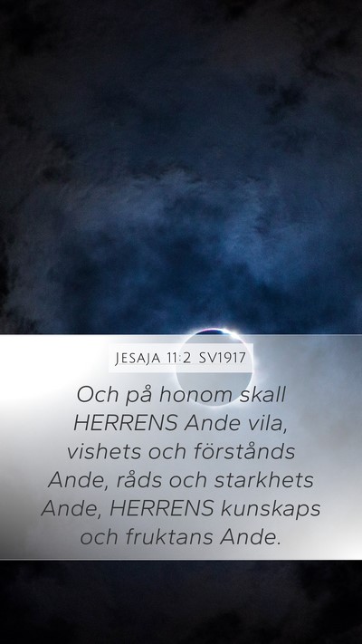 Jesaja 11:2 SV1917 Bible Verse Image