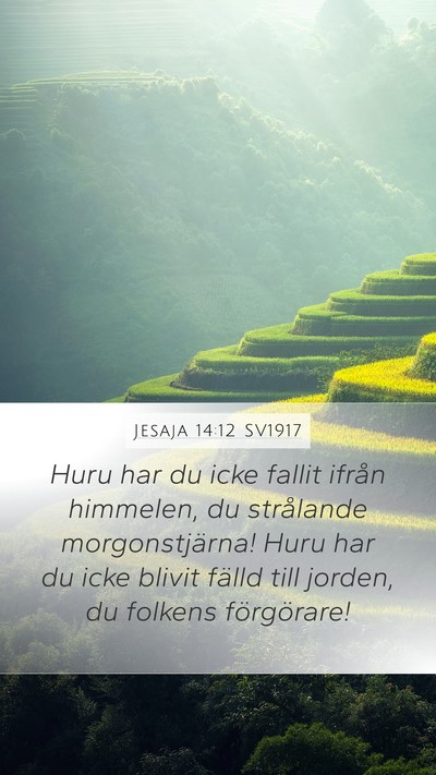 Jesaja 14:12 SV1917 Bible Verse Image