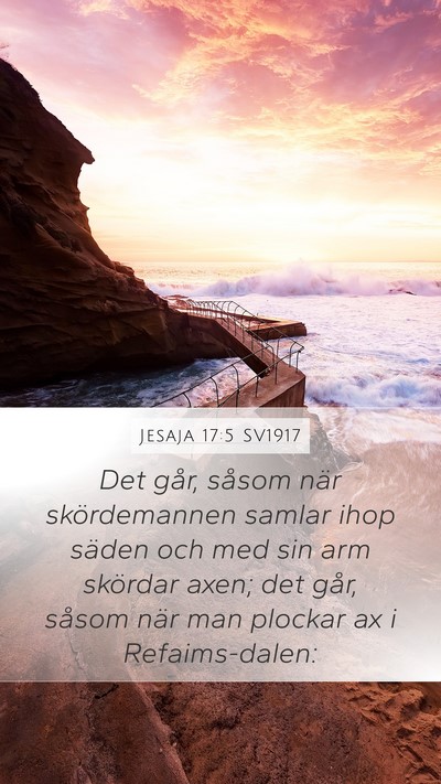 Jesaja 17:5 SV1917 Bible Verse Image