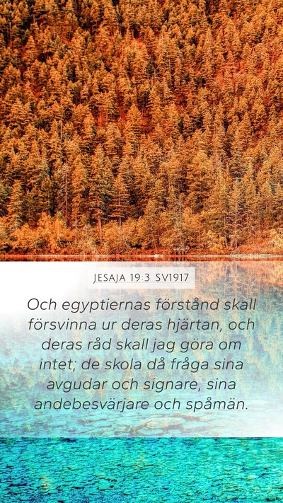 Jesaja 19:3 SV1917 Bible Verse Image