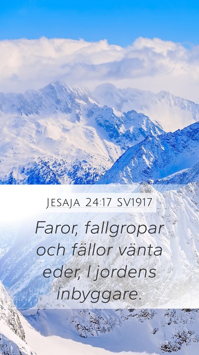 Jesaja 24:17 SV1917 Bible Verse Image