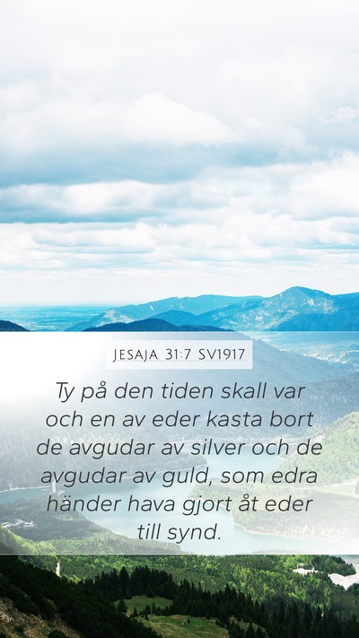 Jesaja 31:7 SV1917 Bible Verse Image