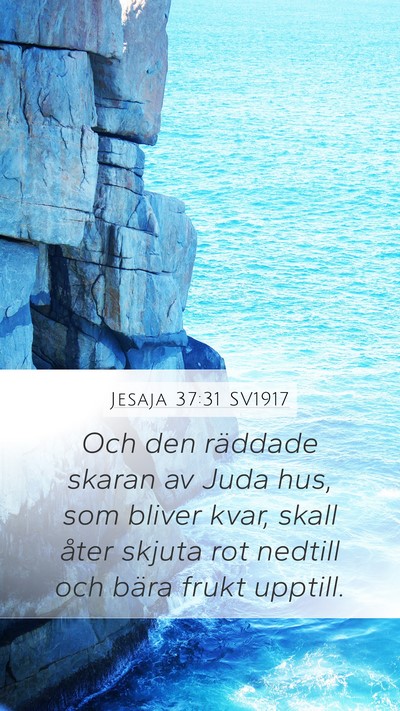 Jesaja 37:31 SV1917 Bible Verse Image