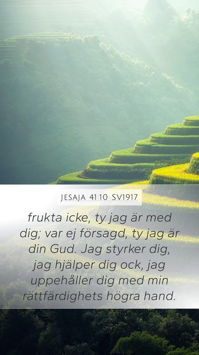 Jesaja 41:10 SV1917 Bible Verse Image