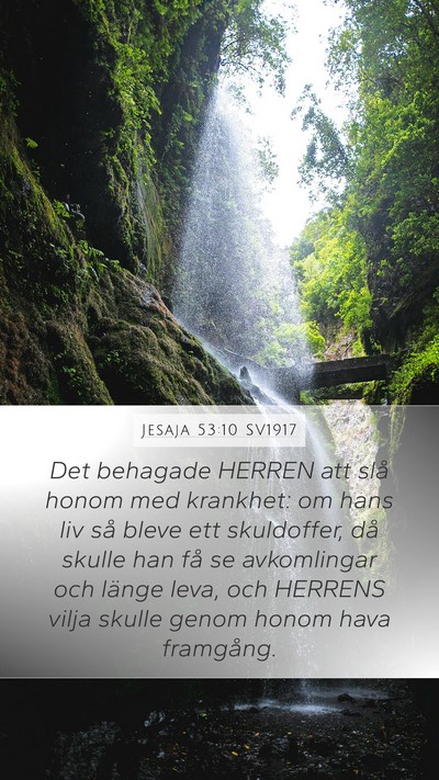 Jesaja 53:10 SV1917 Bible Verse Image