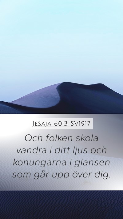 Jesaja 60:3 SV1917 Bible Verse Image