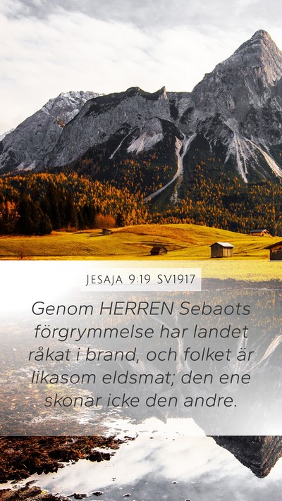Jesaja 9:19 SV1917 Bible Verse Image